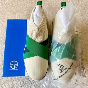 Brand New Tory Burch Sport Knit Lowtop Sneakers